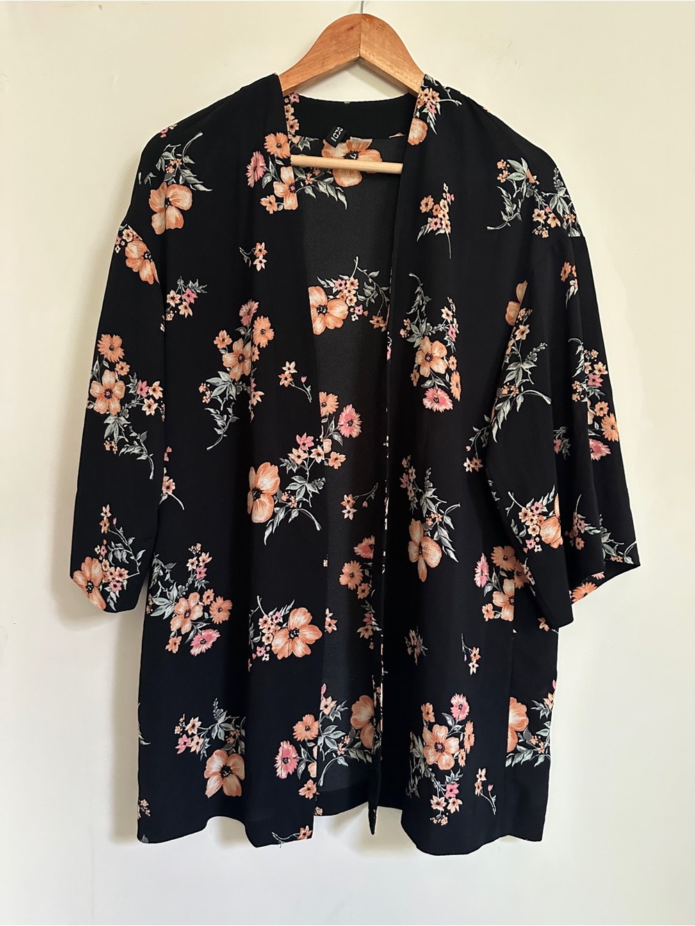 H&M Floral Open Front Kimono
